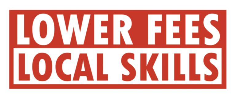 Lower Fees Local Skills